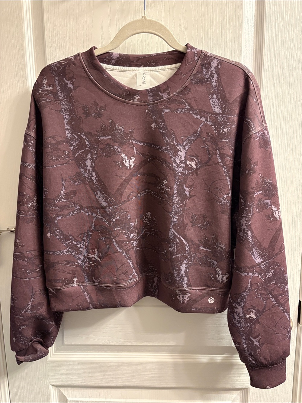 AS Revival Relaxed Crewneck Sweatshirt in Plum Brown